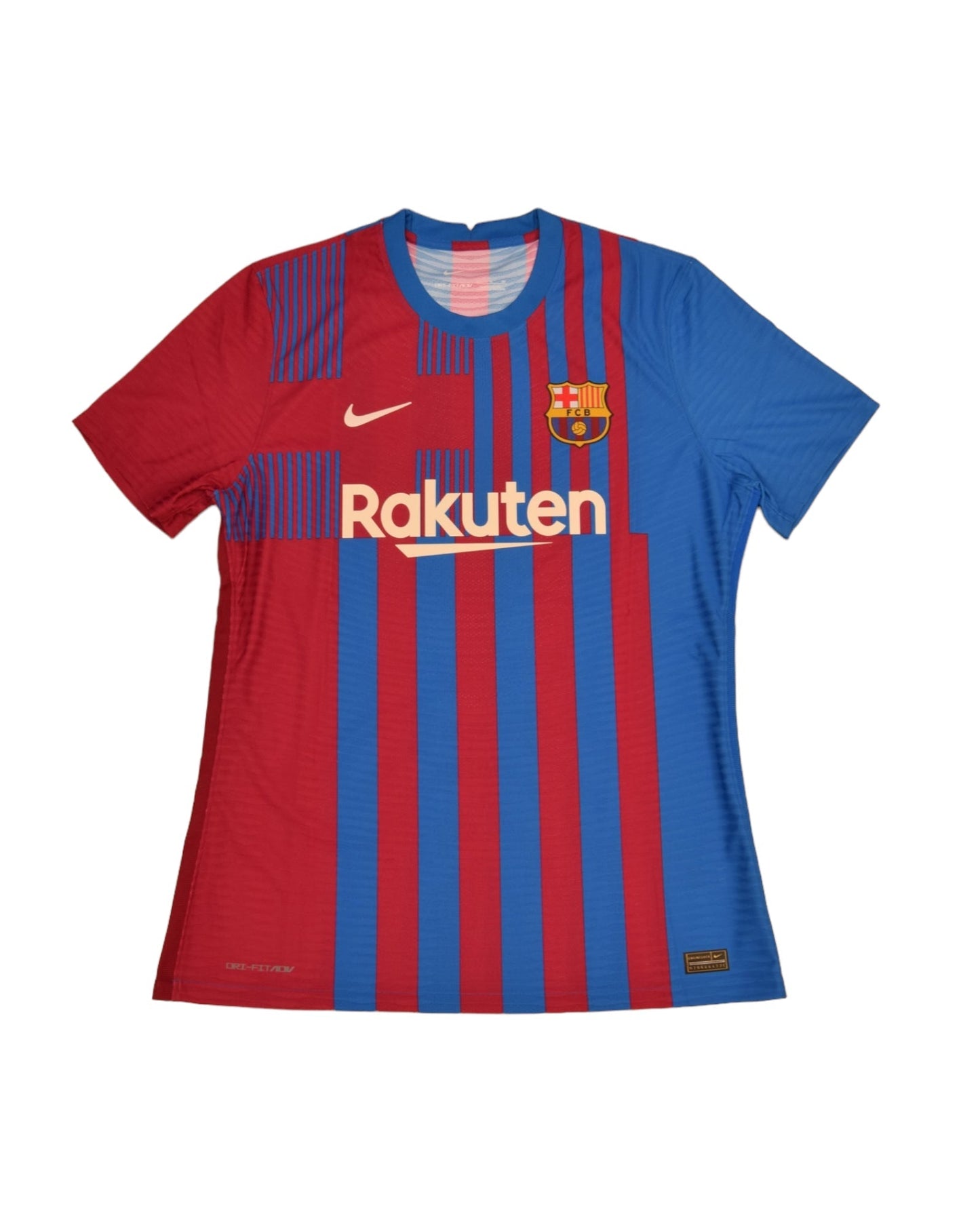 Authentic New Barcelona Nike 2021 - 2022 Player Issue Home Football Shirt Deadstock BN Rakuten Size L Red Blue DRI FIT ADV