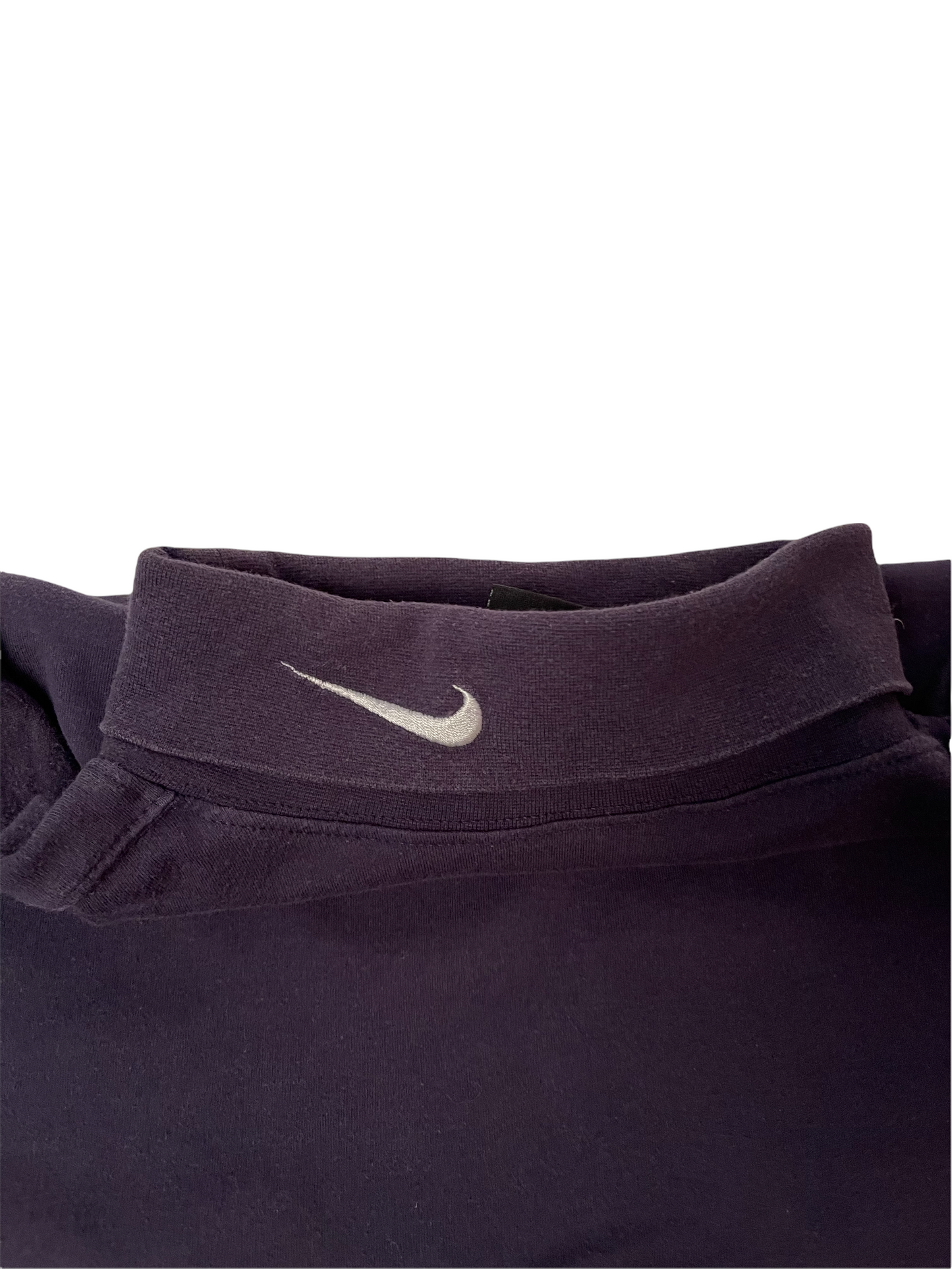 Vintage 90's Nike Turtleneck Blue Size XL Cotton