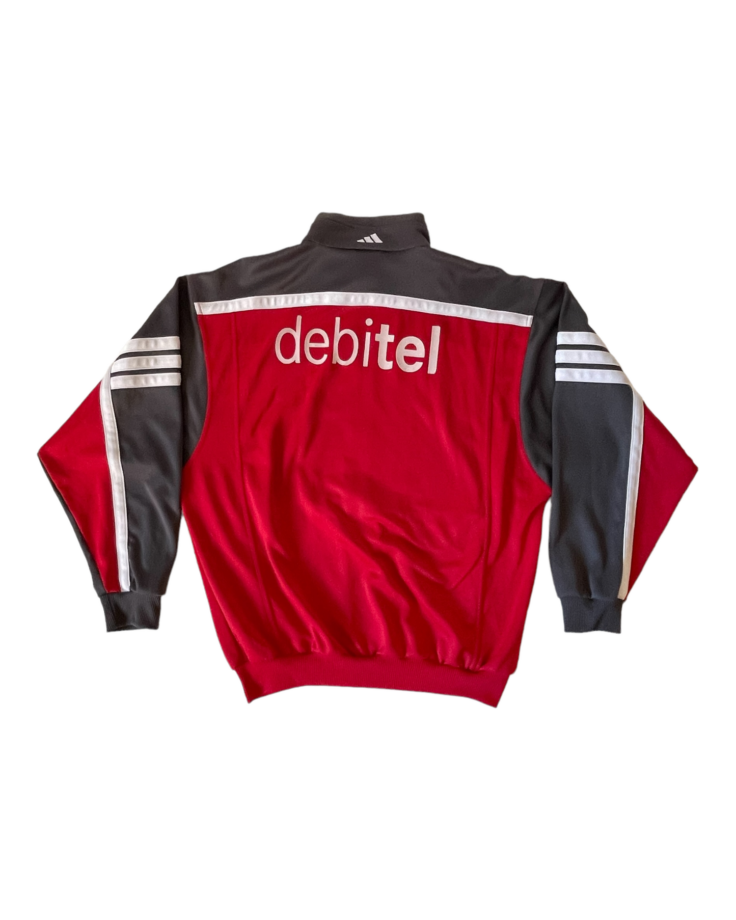 VFB Stuttgart Adidas 2000 - 2001 Football Jacket Size L Red Grey White