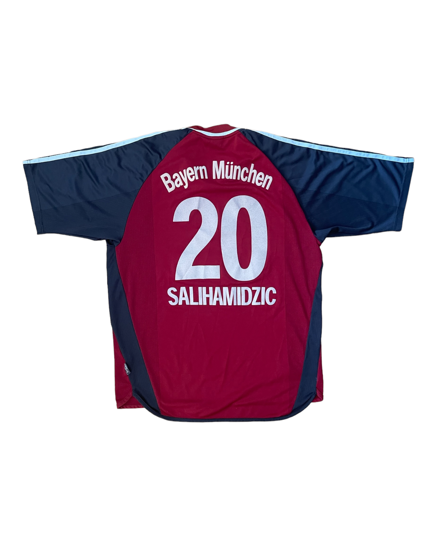 Adidas Bayern München Munich Salihamidzic #20 2001 - 2002 Home Football Shirt Size XL Opel