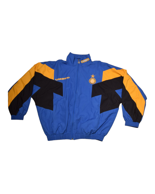 Internazionale Milano Umbro 1996 - 1997 Jacket Track Top Blue Black Yellow Size M