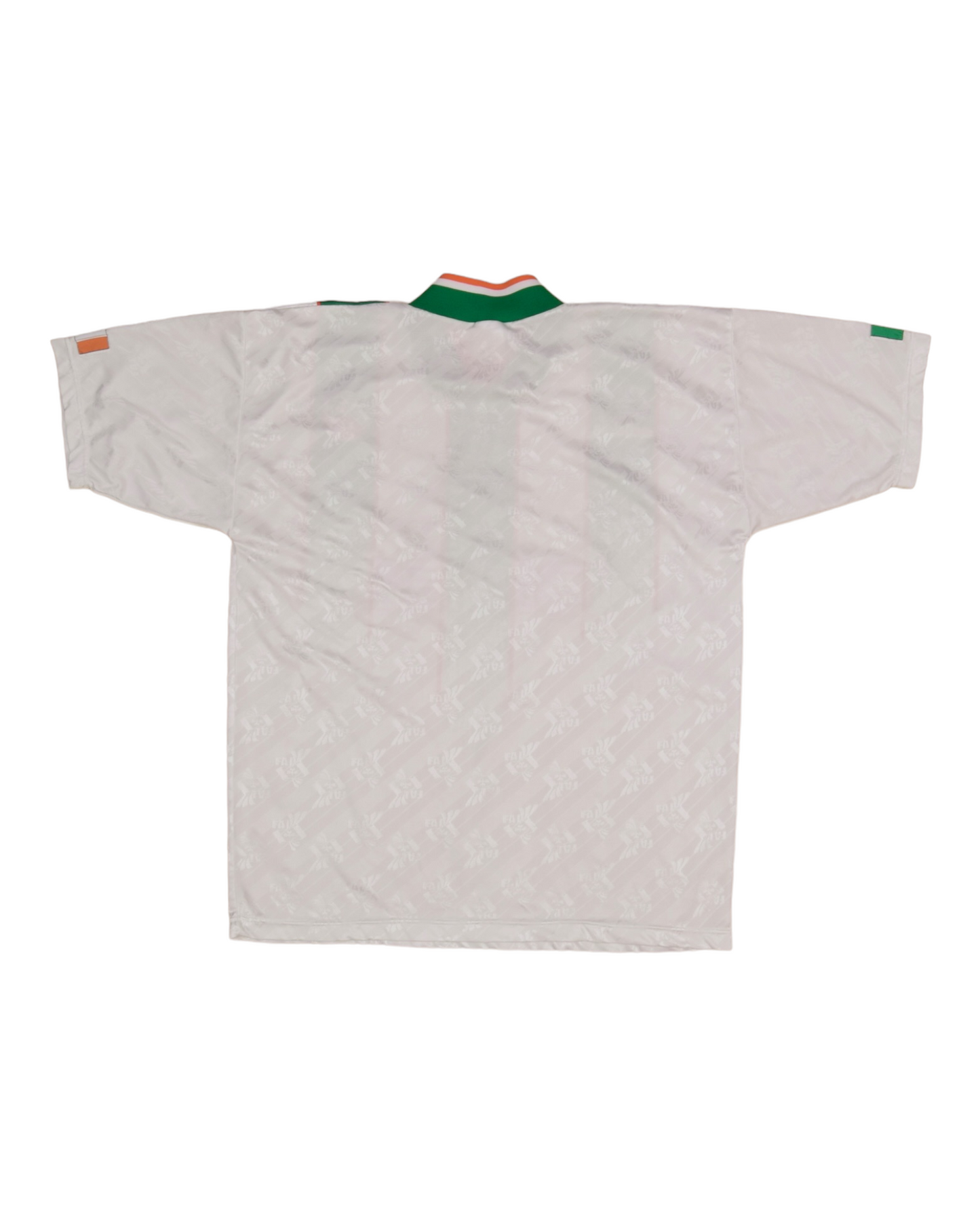 Vintage Ireland Adidas 1994 - 1995 Away Football Shirt White Green Coral Opel FAI Size 40-42'' / L Made in Ireland WORLD CUP USA 1994