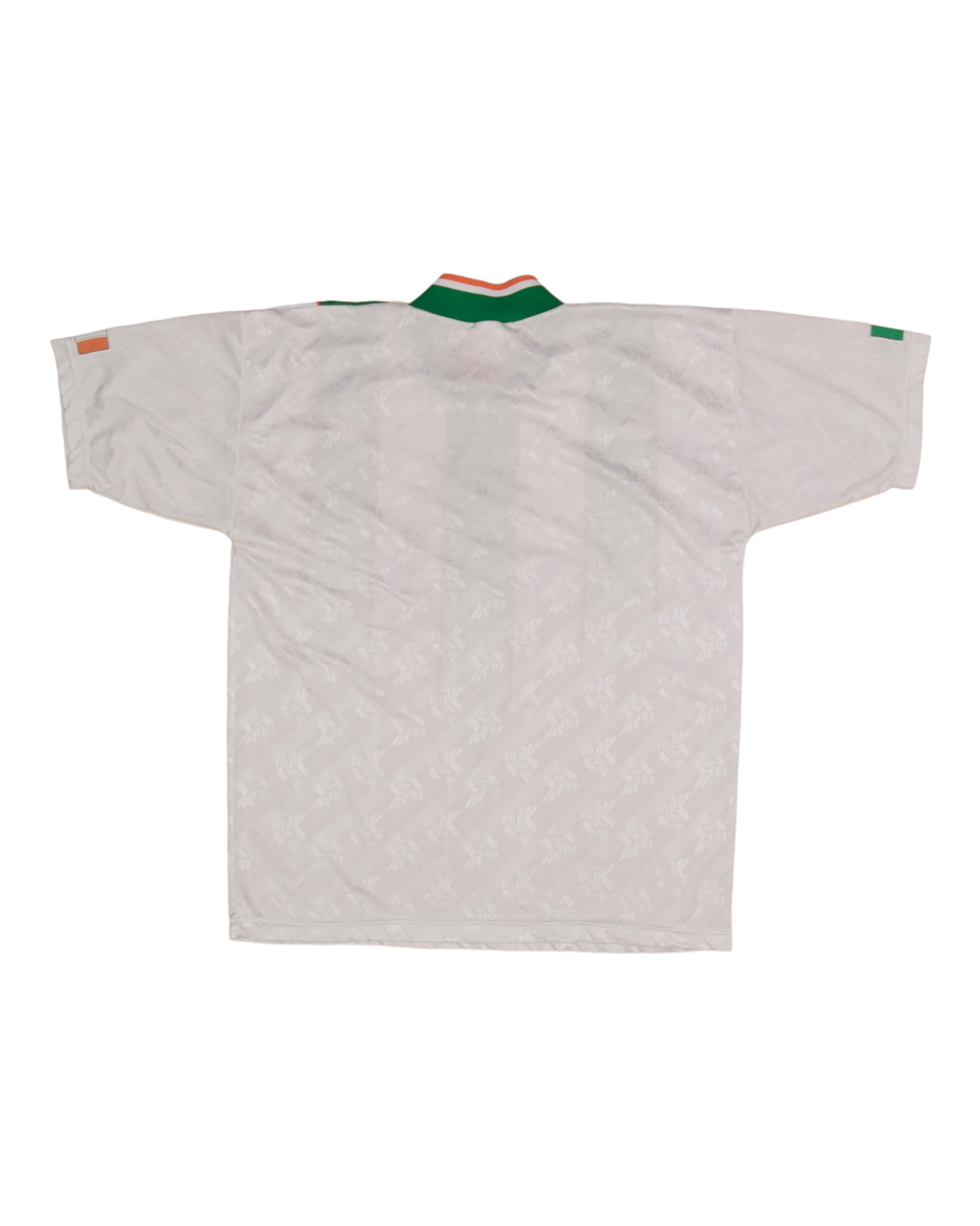 Vintage Ireland Adidas 1994 - 1995 Away Football Shirt White Green Coral Opel FAI Size 40-42'' / L Made in Ireland WORLD CUP USA 1994