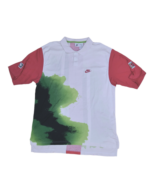 Vintage 90's Nike Challenge Court Polo Shirt Tennis Size XL Andre Agassi