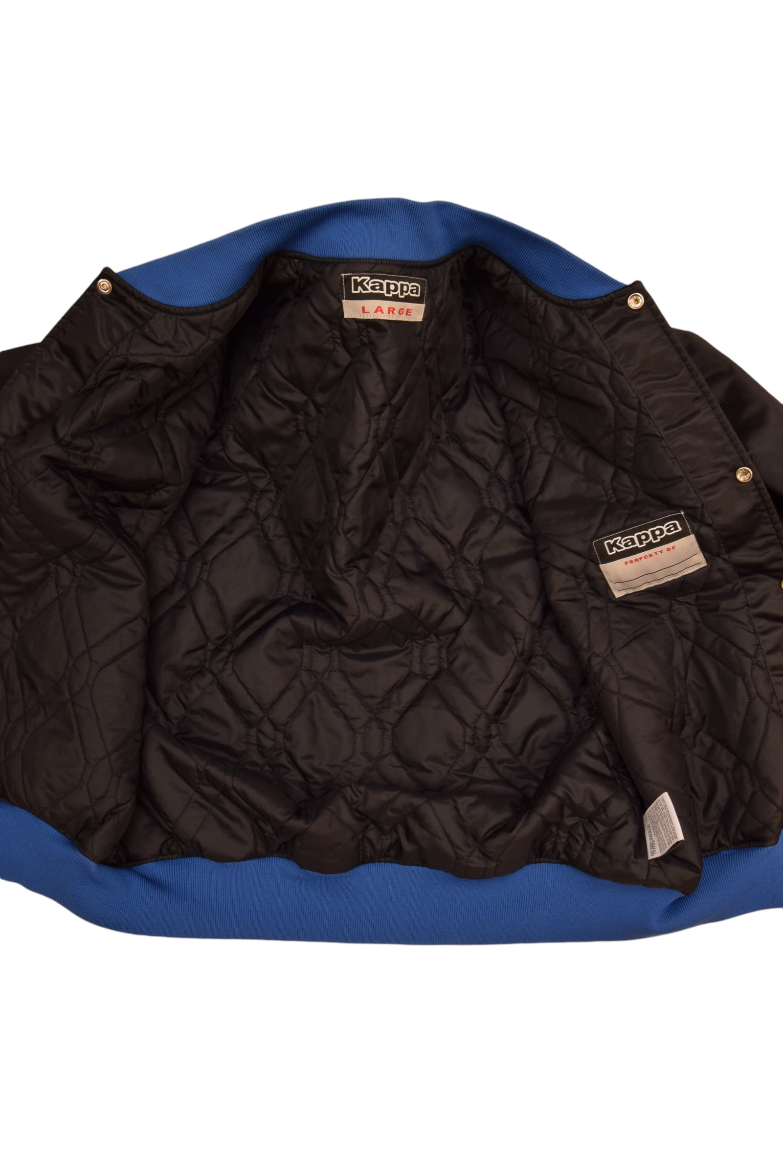 FC Copenhagen FC København Kappa 2010 - 2011 Varsity Bomber Jacket College Baseball Size L Black