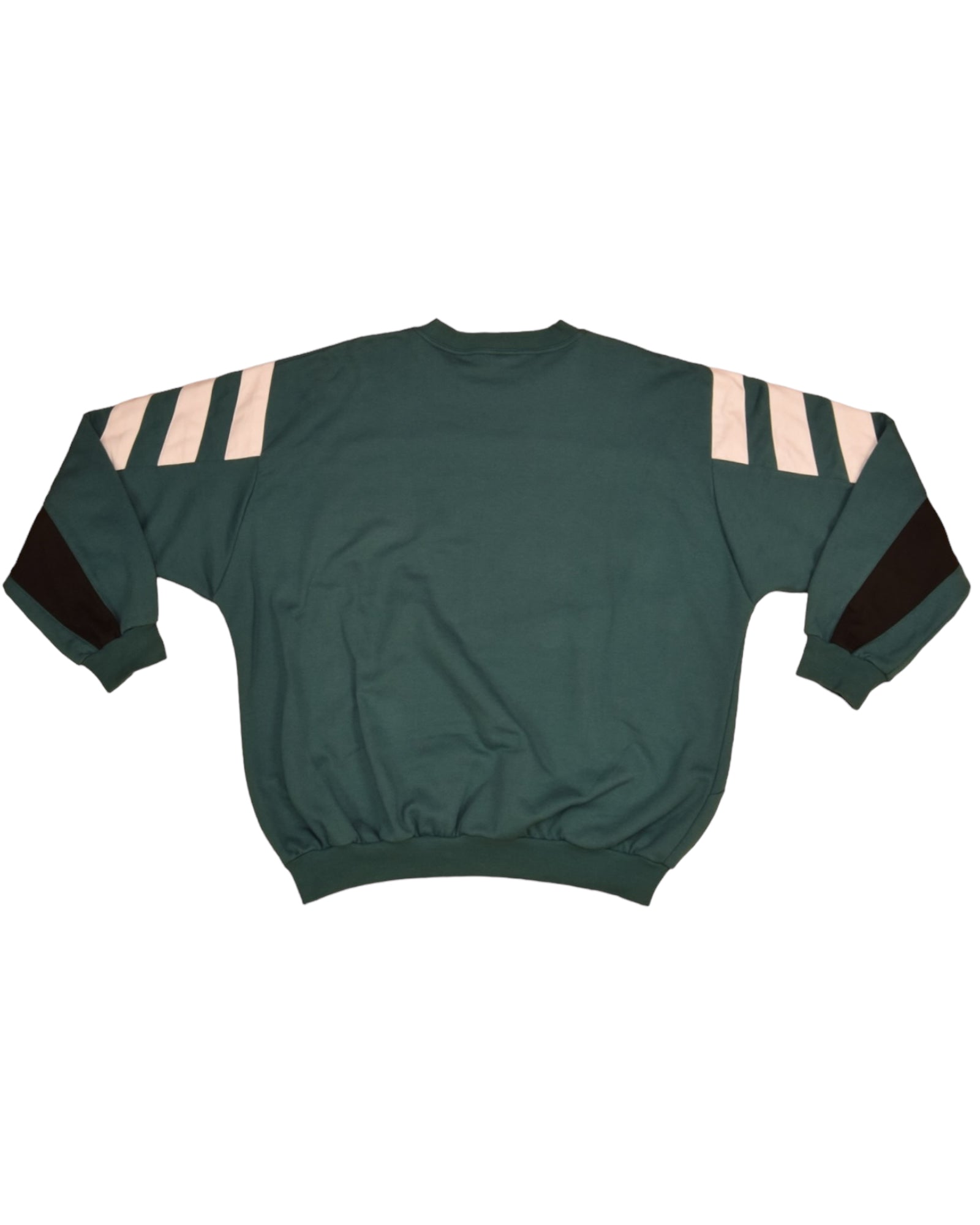Vintage 90's Adidas Sweatshirt Green Black Size XL