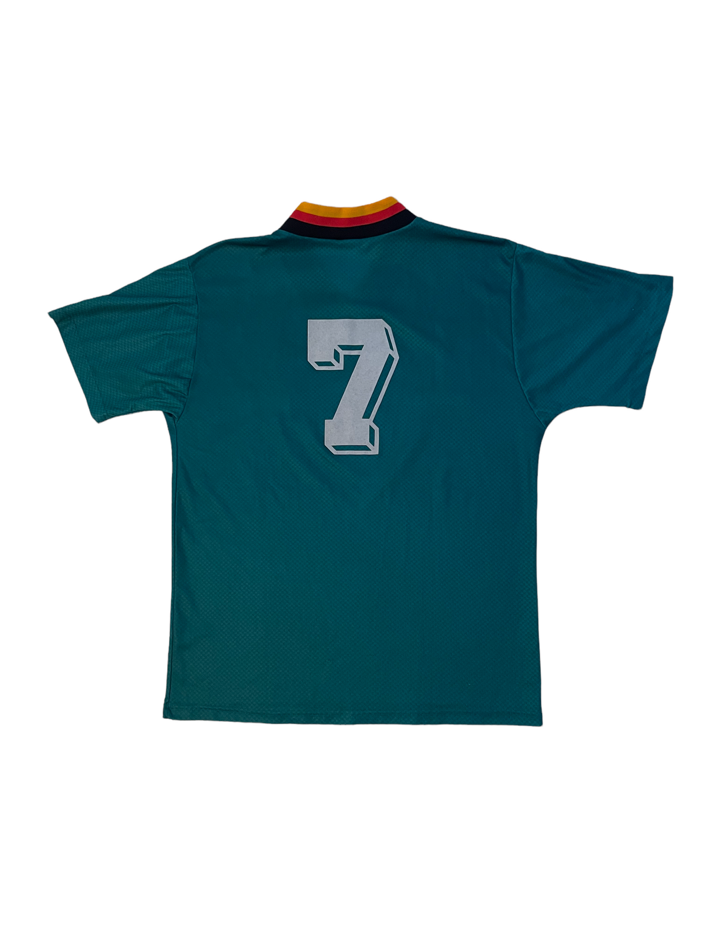 Vintage Germany Deutschland Adidas 1994-1995 Away Football Shirt Green Size L No 7