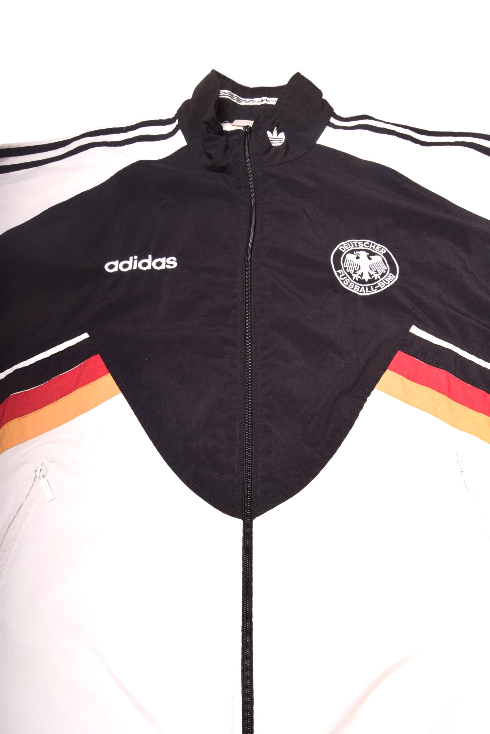 Vintage Germany Adidas 1994 - 1995 - 1996 Jacket Size L Black White Red