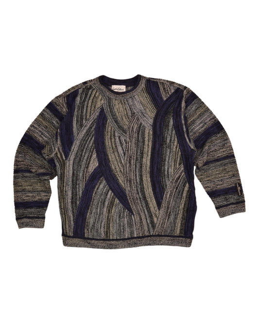 Vintage Carlo Colucci Jumper Made in Germany Size M L Abstract Pattern