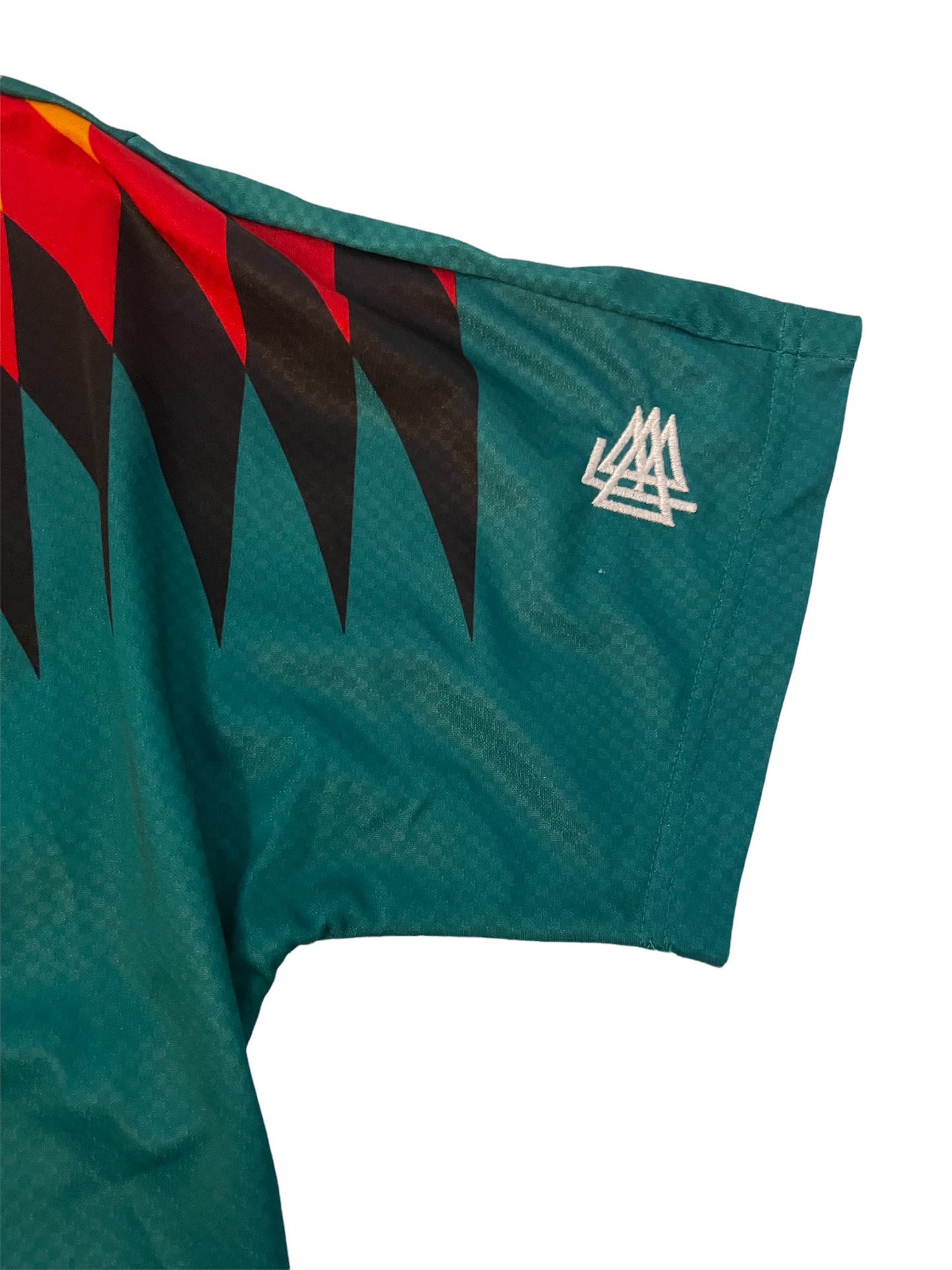 Vintage Germany Deutschland Adidas 1994-1995 Away Football Shirt Green Size L No 7