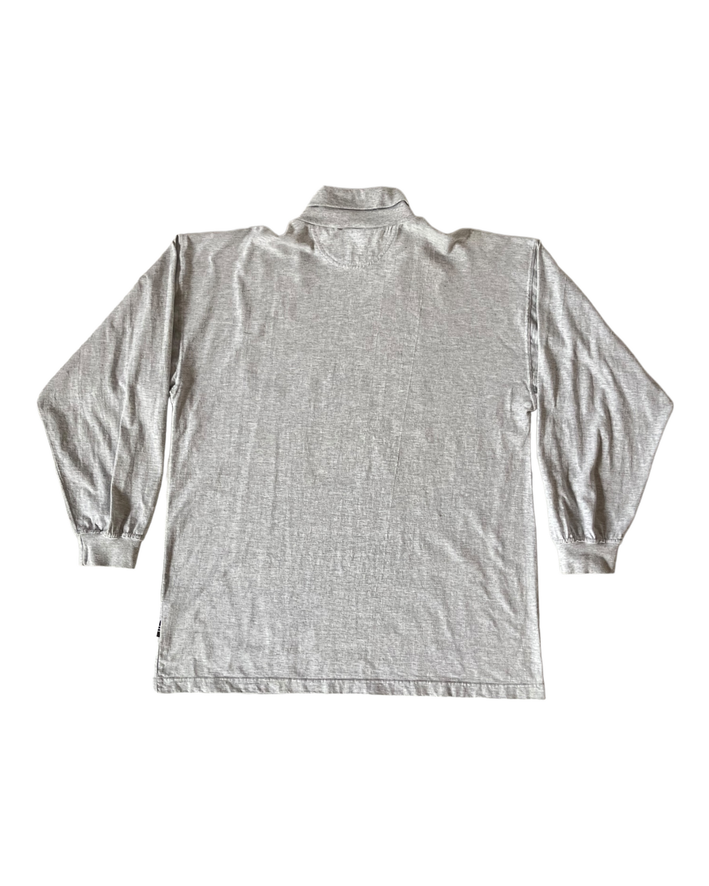 Vintage 90's Adidas Turtleneck / Roll-Neck Grey Size L 100%Cotton