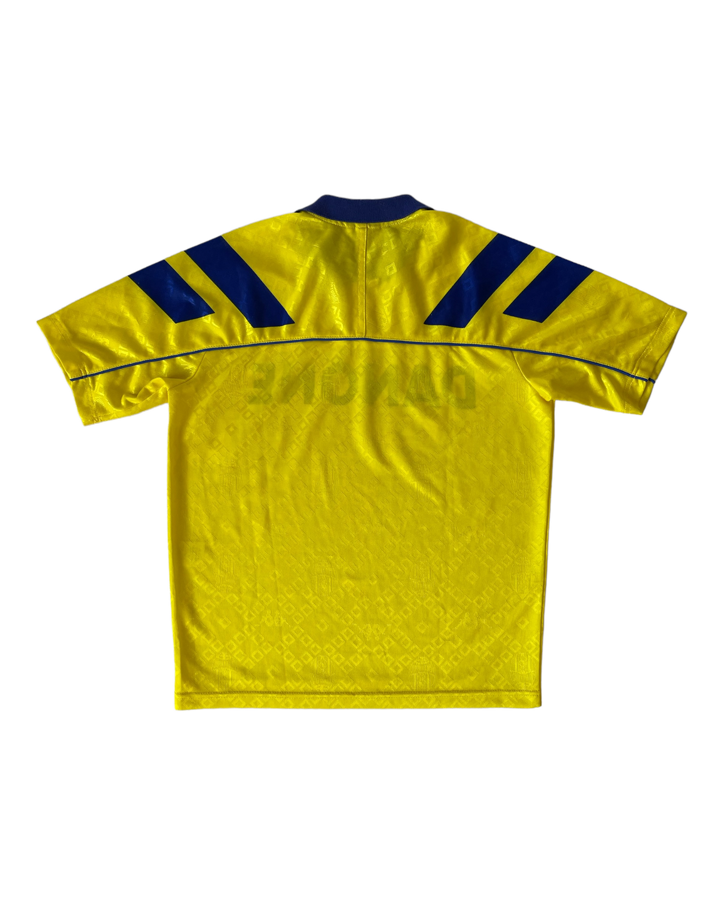 Juventus Torino Kappa 1992 - 1993 Away Football Shirt Yellow Danone Made in Italy Size M