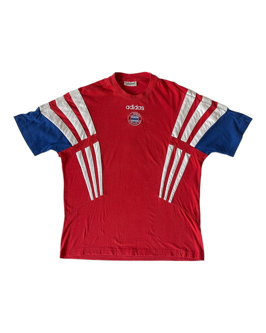 Bayern München Munich Adidas 1995 1996 1997 1998 Training Shirt / Jersey / Leisure T-Shirt Football Size M