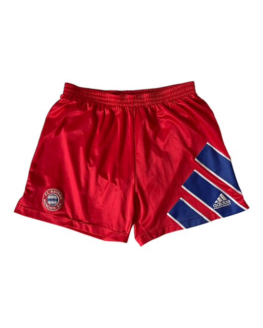 Vintage Adidas Equipment Bayern Munchen Munich Football Shorts Home 1993-1995 Red Size M