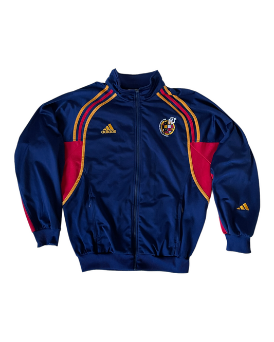 Spain España Adidas 2000-2001 Jacket Blue Red Yellow Size L FEF