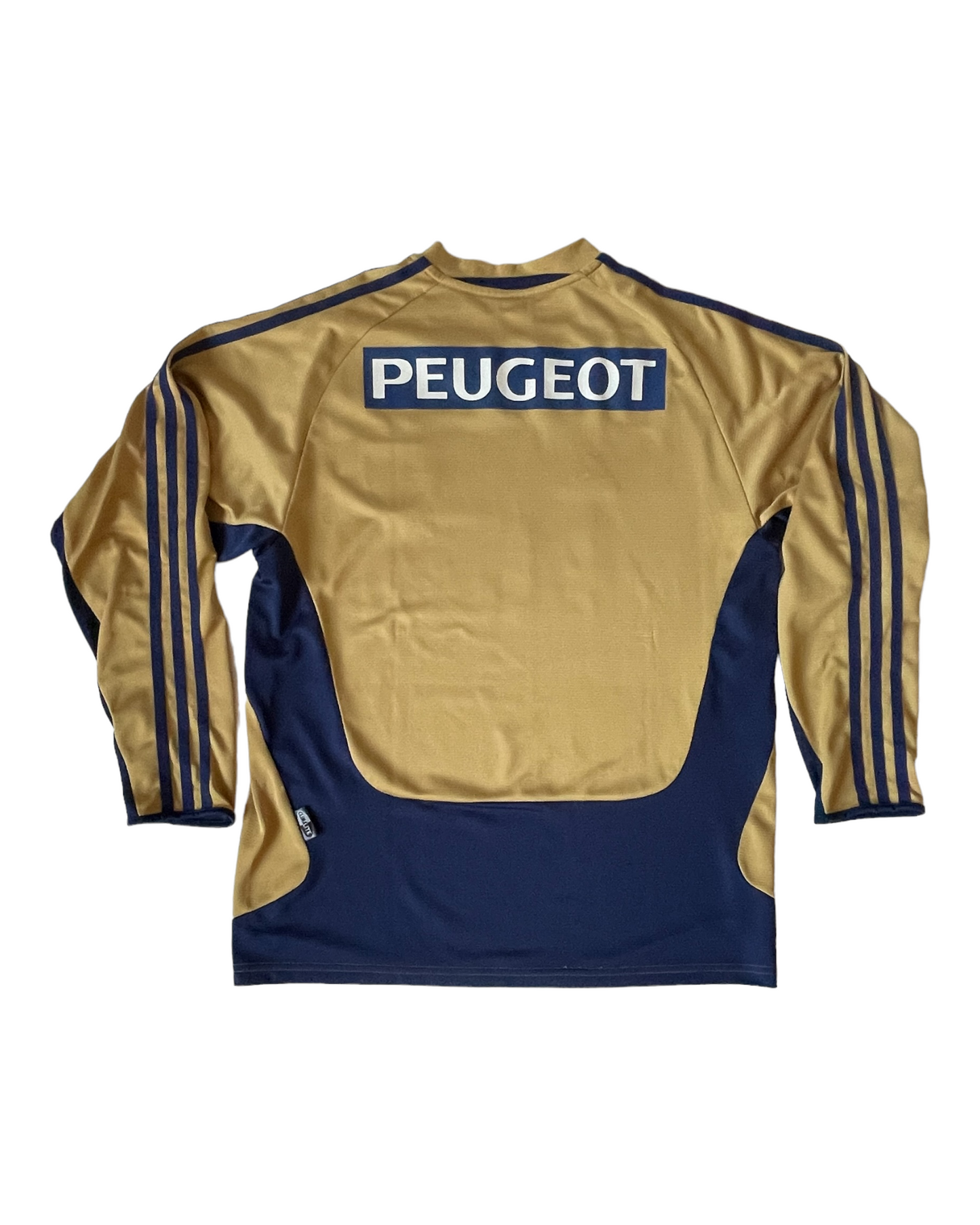 Grasshopper Club Zürich Adidas 2004 - 2005 Away Football Shirt Size M Rare Long Sleeve Version Golden Blue Siemens Peugeot