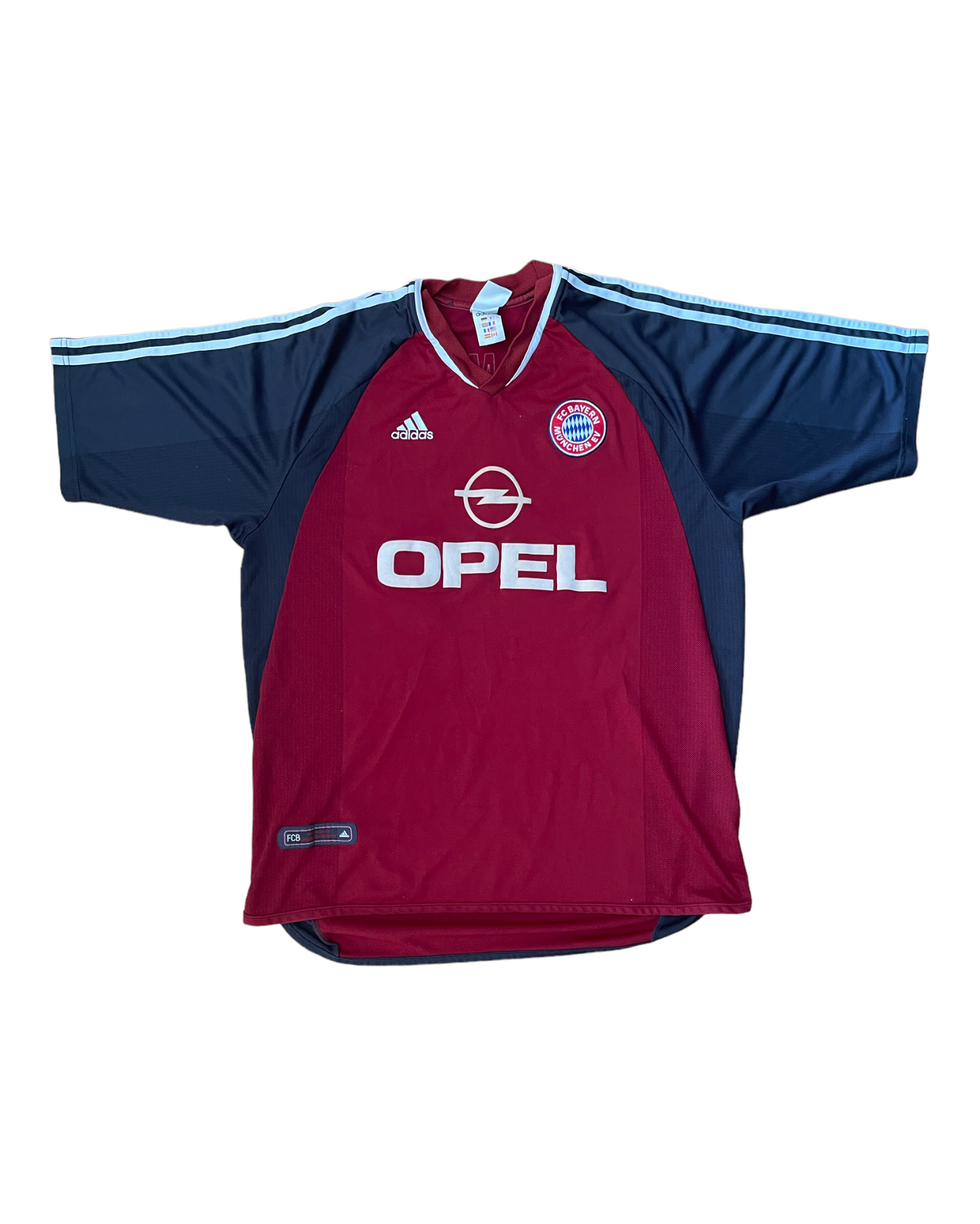 Adidas Bayern München Munich Salihamidzic #20 2001 - 2002 Home Football Shirt Size XL Opel