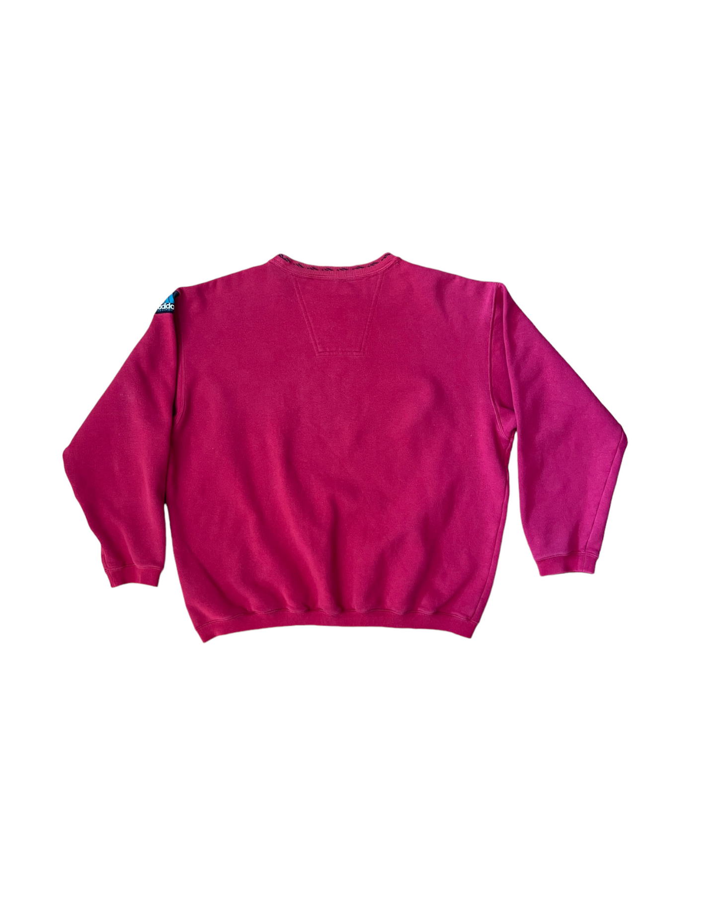 Vintage 90's Adidas Equipment Sweatshirt Red Size L
