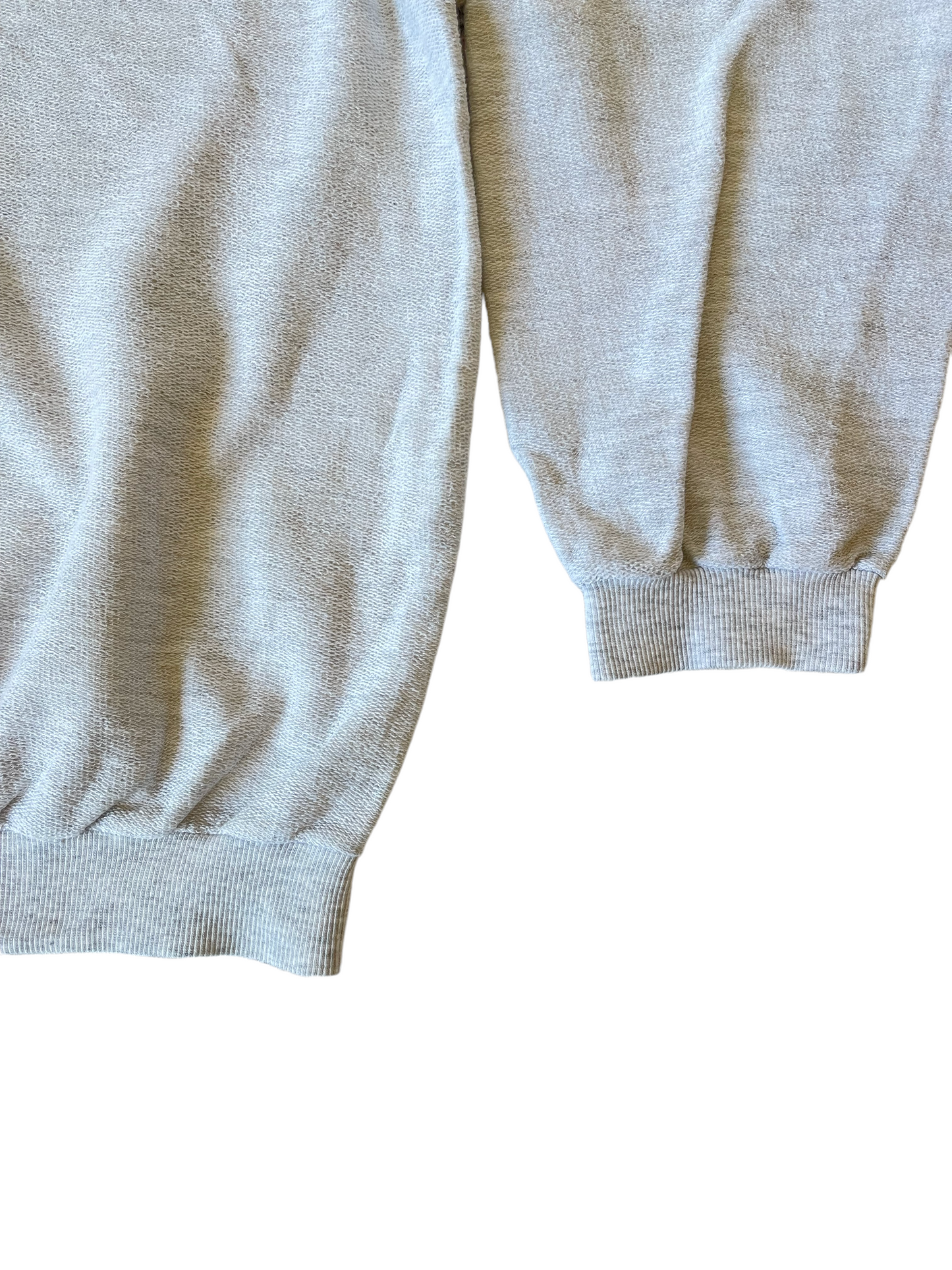 Vintage 90's Reebok BlackTop Sweatshirt Crew Neck Grey Size XL-XXL