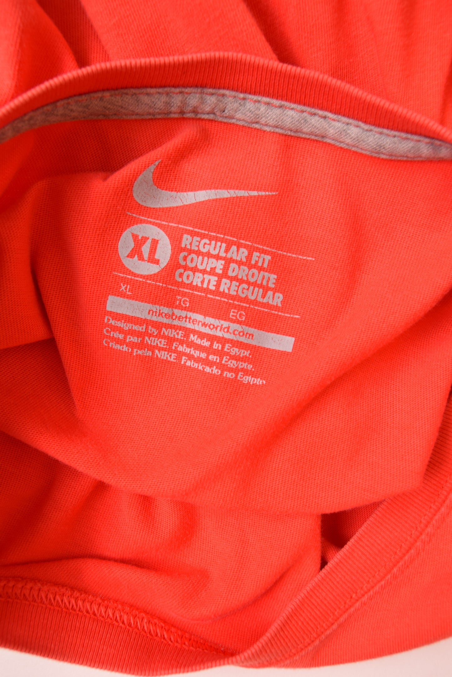 Nike T-Shirt '00s Size XL Regular Fit Red Just do it