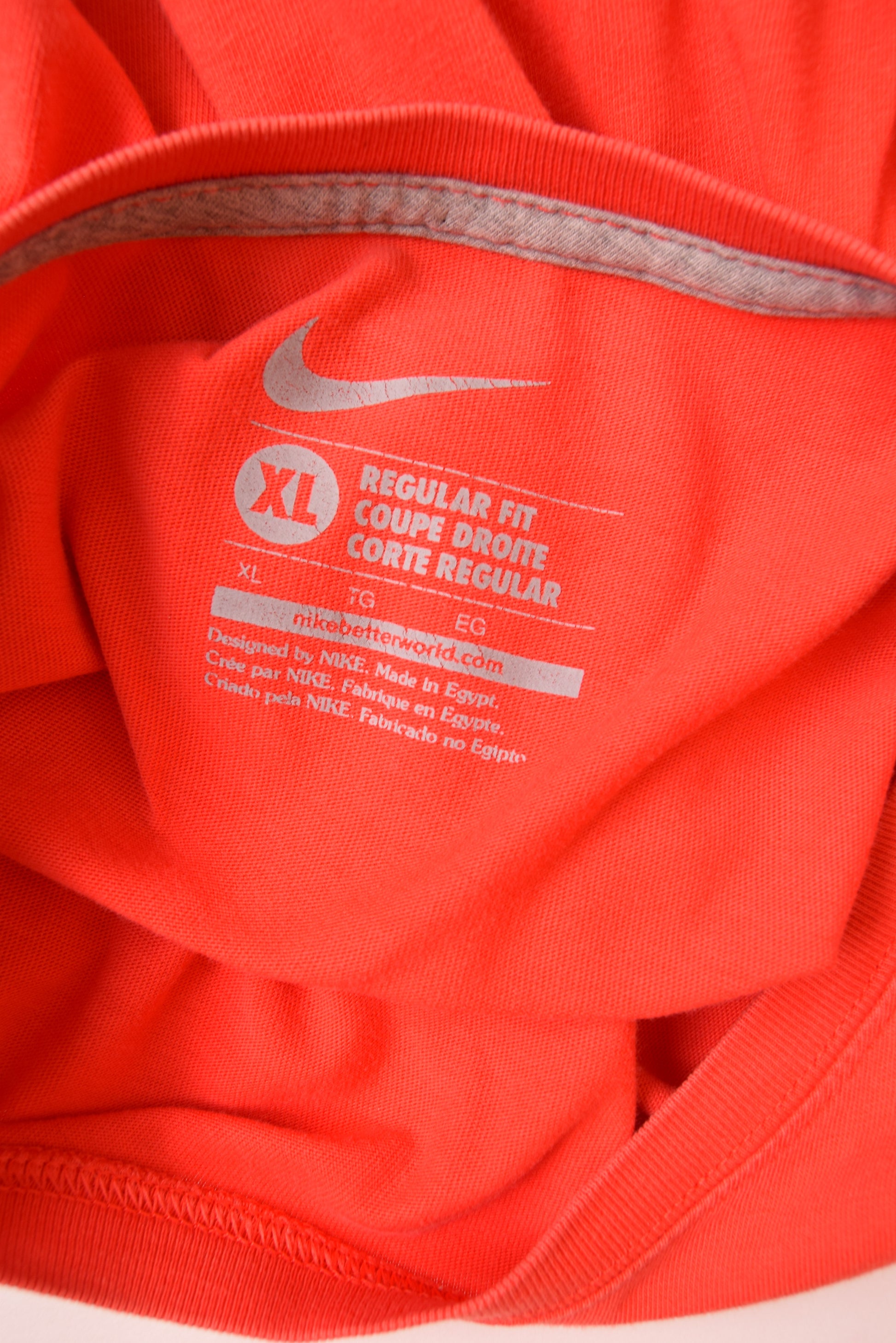 Nike T-Shirt '00s Size XL Regular Fit Red Just do it