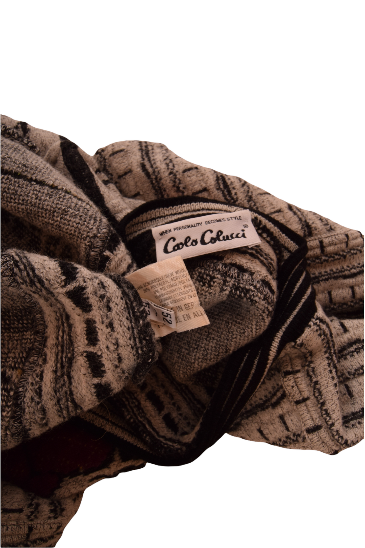 Vintage Carlo Colucci Cardigan Size M-L Made in Germany Deuxieme Etage Premier Etage Rez-De-Chaussee