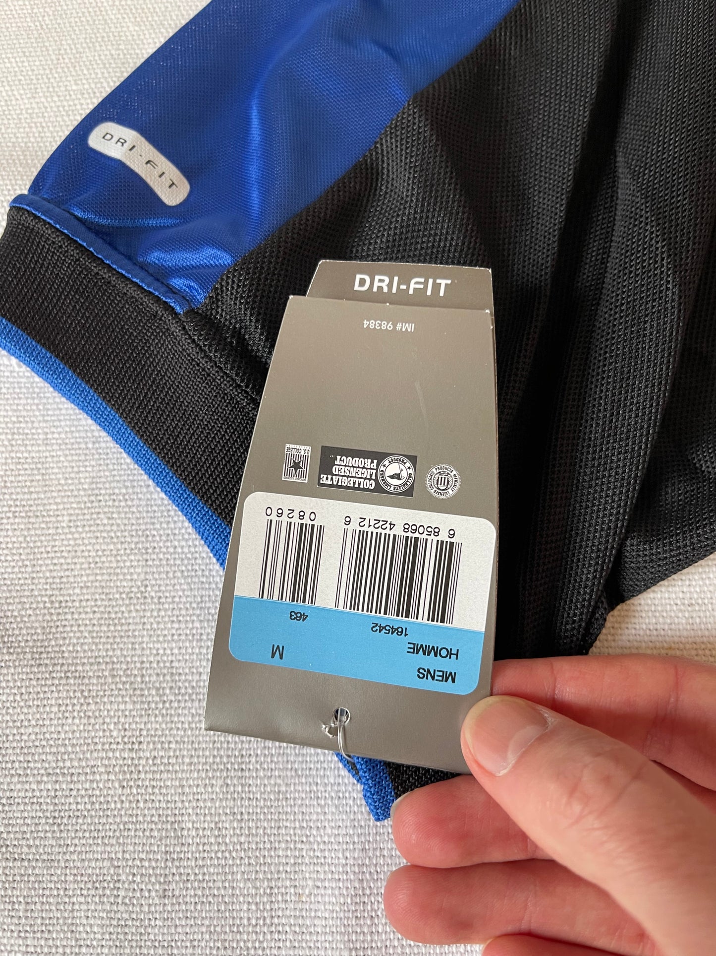 Inter Internazionale Milano Milan Nike Team 2000-2001 Home Football Shirt Black Blue Pirelli Size M Made in UK BNWT DRI-FIT