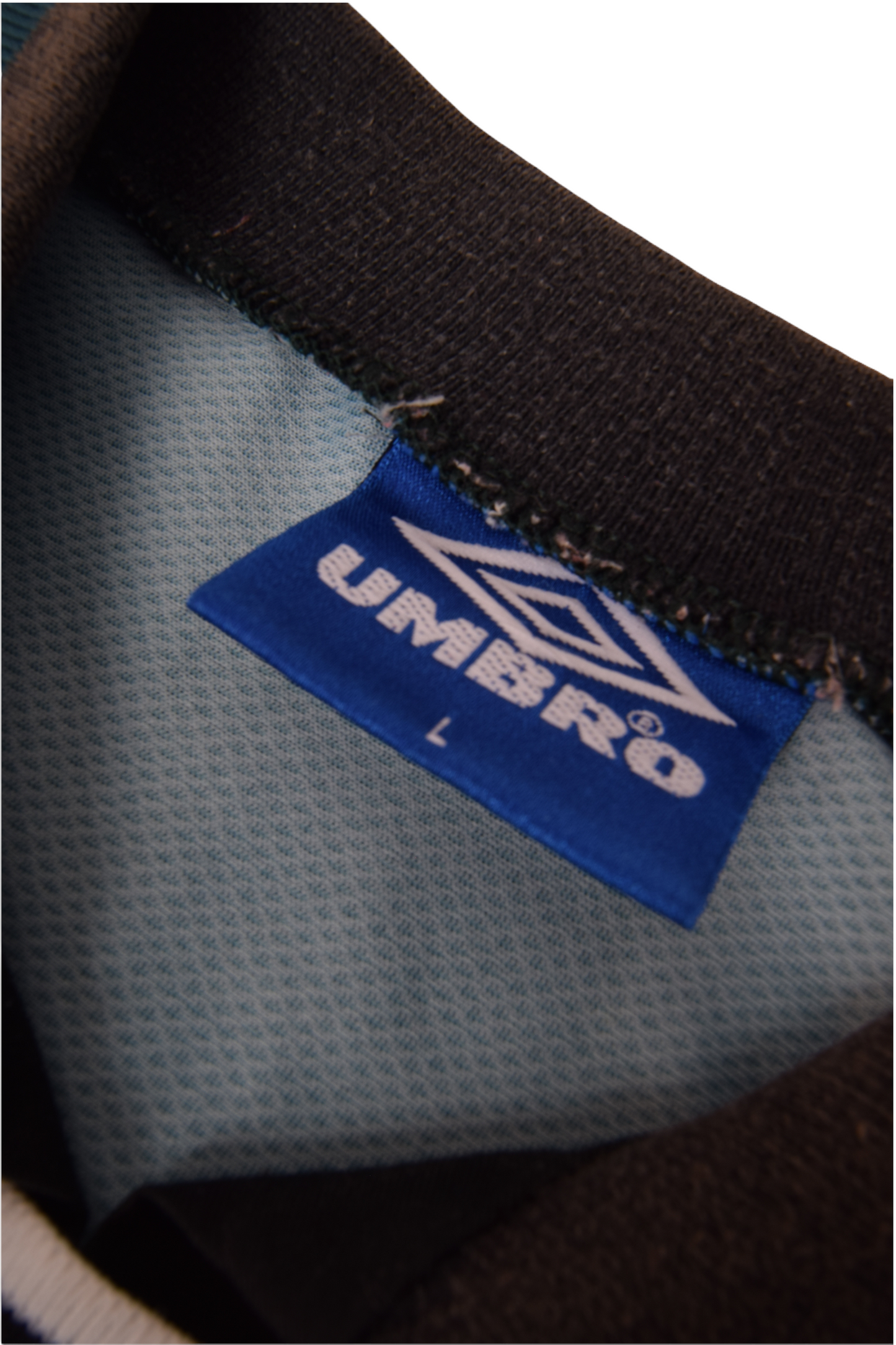 Vintage Ajax Amsterdam Umbro 1995-1996 Away Football Shirt Size L Abn Amro Dark Green