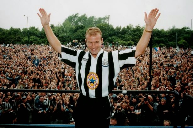 Vintage Newcastle Adidas Home Football Shirt 1995-1997 Black White #10 Size XL