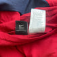 Y2K Barcelona Nike Team 2000 - 2001 Reversible Drill Top 1/4 Zip Red Blue Polyester Nylon Size L