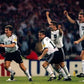 Vintage Germany Deutschland Adidas Home Football Shorts 1996 - 1997 Euro '96 Black Size XL Made in England