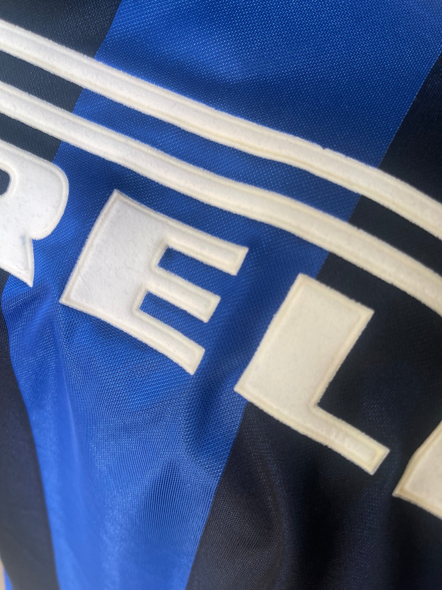 Authentic New Inter Internazionale Milano Milan Nike Team 2000-2001 Home Football Shirt Black Blue Pirelli Size XL Made in UK BNWT NOS OG DS DRI-FIT