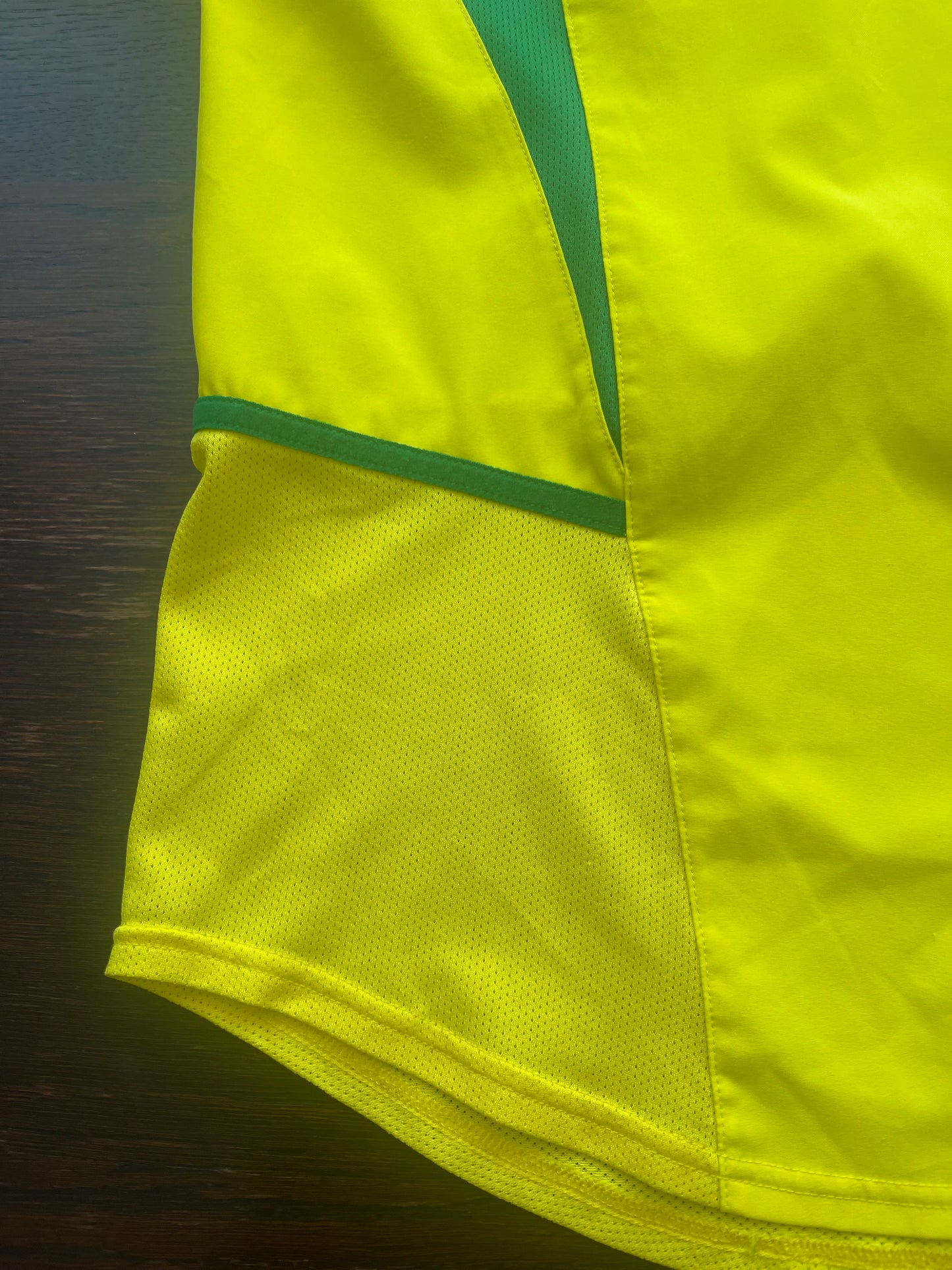 Brasil Brazil Nike Home Football Shirt 2002 - 2003 - 2004 Yellow Size L