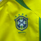 Brasil Brazil Nike Home Football Shirt 2002 - 2003 - 2004 Yellow Size L