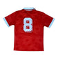 Vintage Switzerland Lotto 1992 - 1993 Home Football Shirt Made in Italy No 8 Size S-M