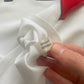 AC Milan Adidas 2000-2001 Away Football Shirt White Opel Climalite Size M Made in Italy