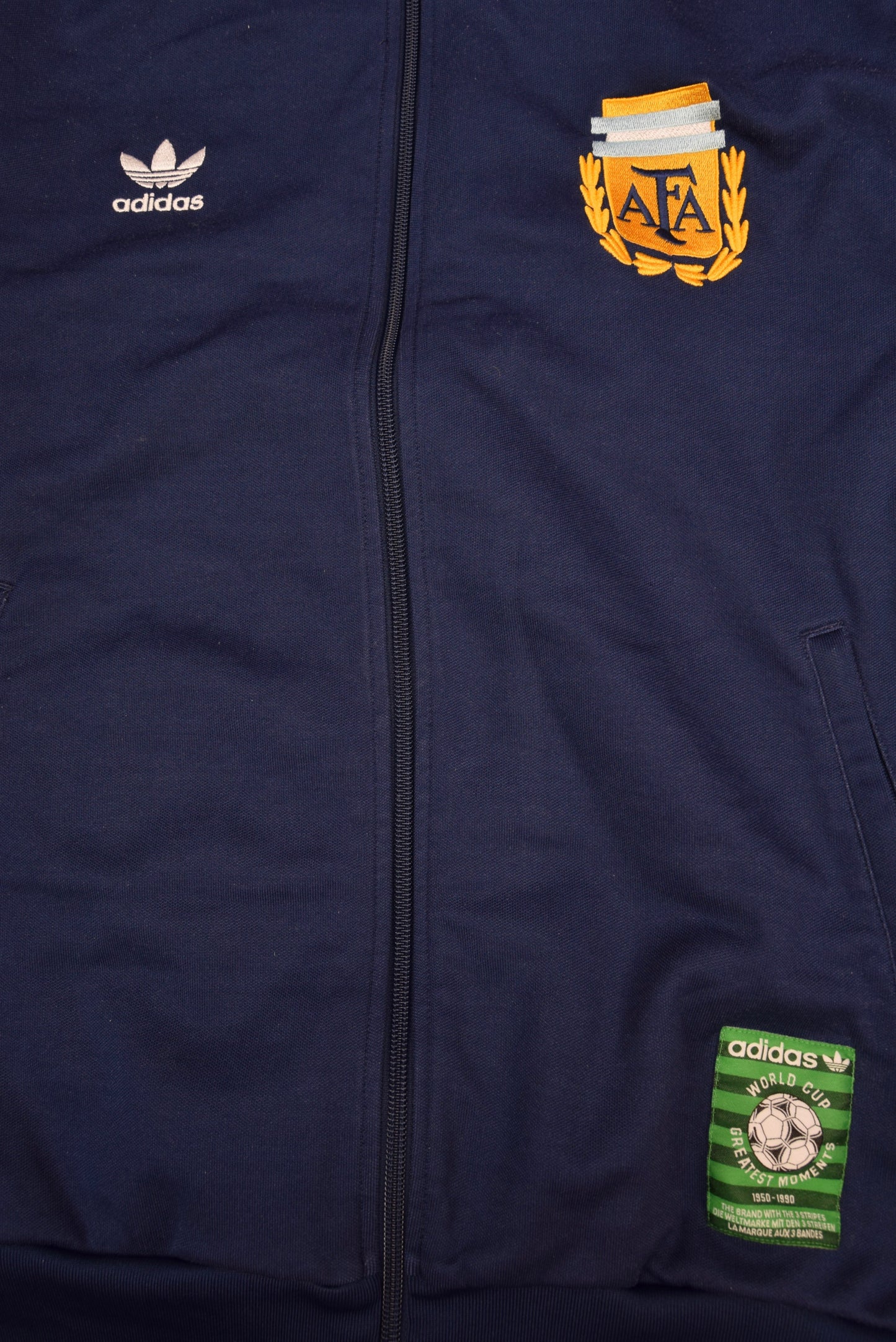 Adidas Originals Diego Maradona Hand Of God World Cup Greatest Moments 1950 - 1990 Jacket Track Top Size M Blue