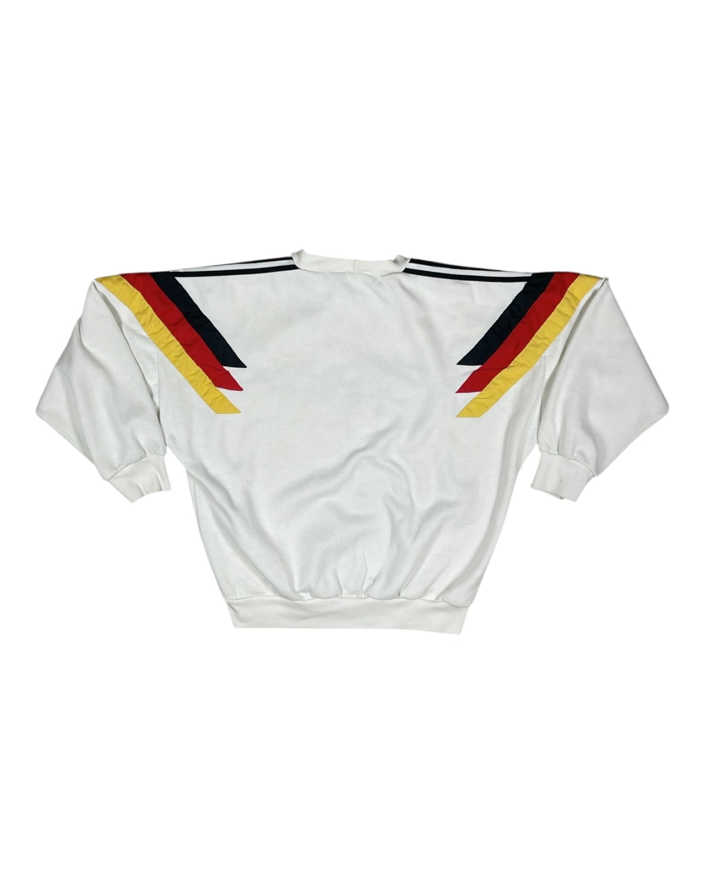 Authentic Iconic Vintage Germany Deutschland Adidas 1989-1991 Italia 90 Ciao FIFA Coppa del Mondo Football Sweatshirt White Black Red Yellow