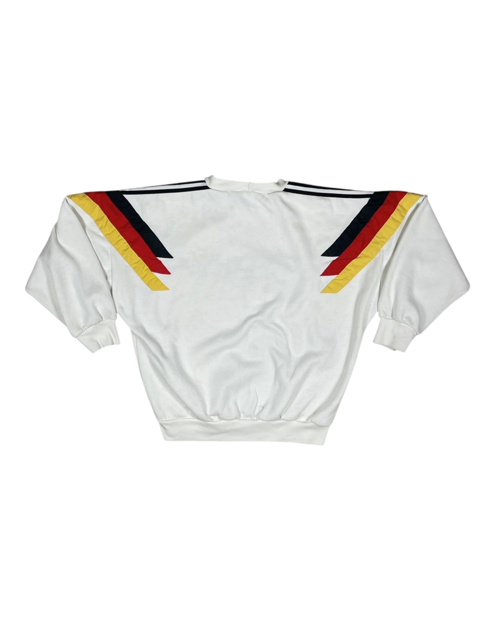 Authentic Iconic Vintage Germany Deutschland Adidas 1989-1991 Italia 90 Ciao FIFA Coppa del Mondo Football Sweatshirt White Black Red Yellow