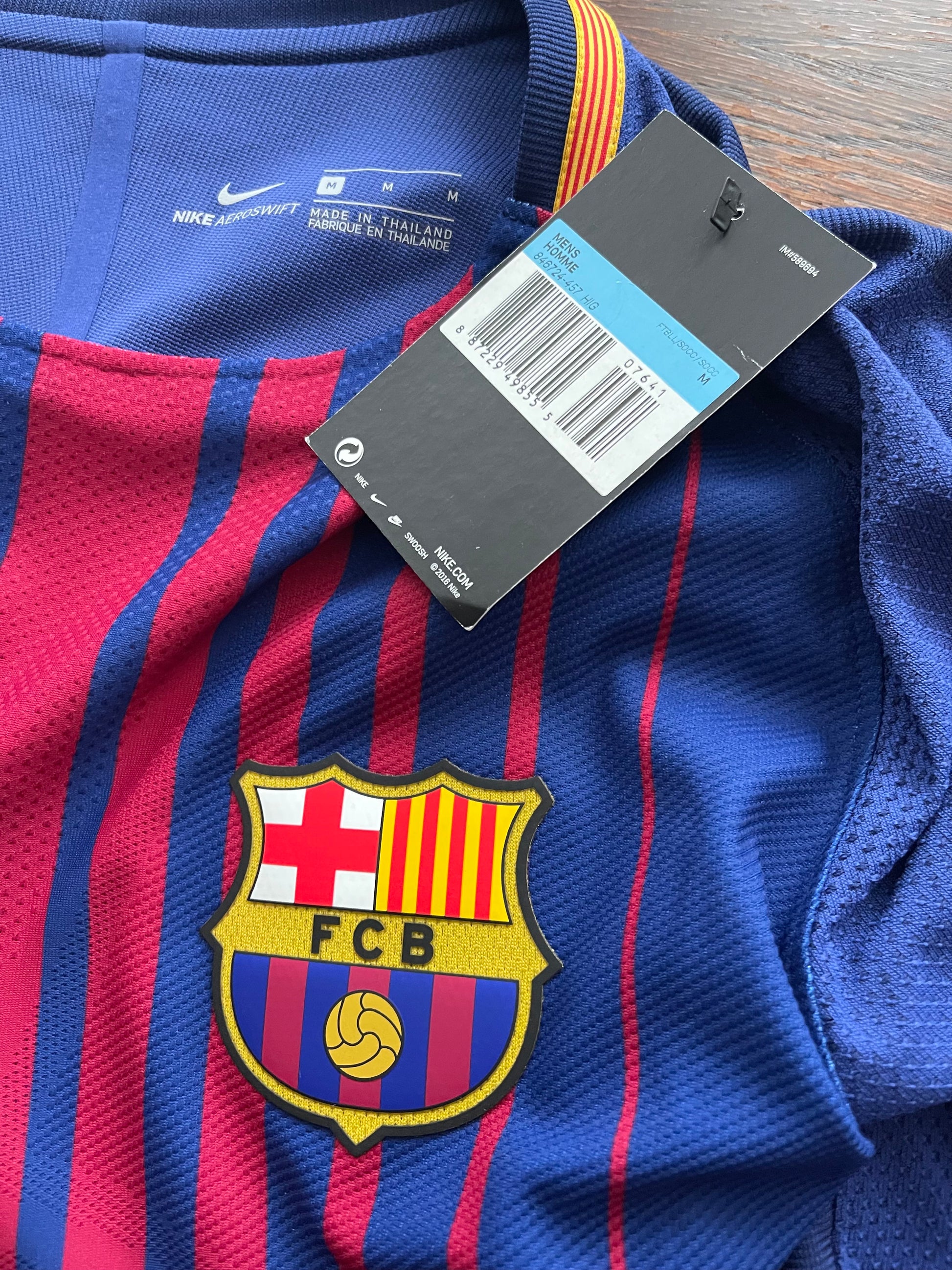 Authentic New FC Barcelona Nike Aeroswift Player Issue Home Football S Greatest Hits