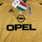 BNWT New Vintage Authentic AC Milan Adidas 1999 - 2000 Fourth Football Shirt Anniversary Centenary 1899 1999 OPEL Size XL Made in Italy Gold Climalite Deadstock