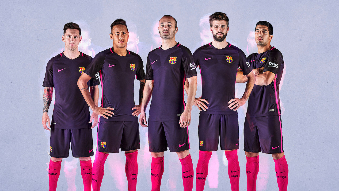  FC Barcelona Nike Aeroswift 2016 - 2017 Player's Issue / Edition Away Football Deadstock BNWT Shirt Size M Unicef