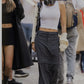 Bordeaux Y2K 2002 Nike ACG 2 in 1 Zip Off Trail Hiking Skirt With Adjustable Waist Outdoor Technical Gorpcore Grey Size XL Bella Hadid Gray Hamlin Retro