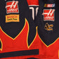 Vintage Nascar Racing Chase Authentics Drivers Line Jeff Gordon T-Shirt / Jersey Quarter Zip 1/4 Dupont Automotive Finishes Pepsi Fritos Tyvek Flames Red Size XL