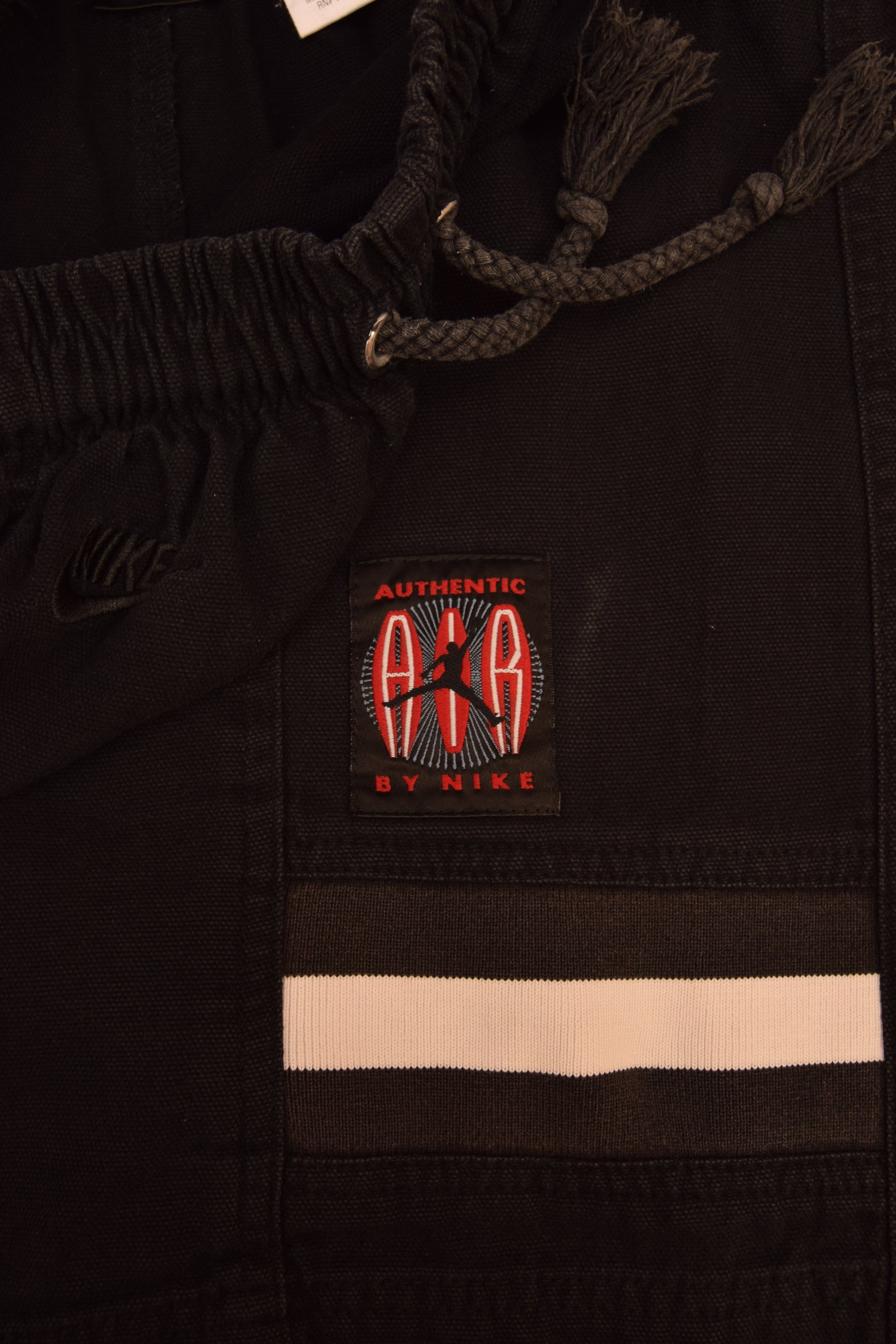 Vintage Nike Air Jordan Shorts Heavy Utilitarian 100% Cotton Size M Black