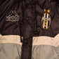 Juventus Kappa 1995-1997 Thick Jacket Size XL Black Silver Grey
