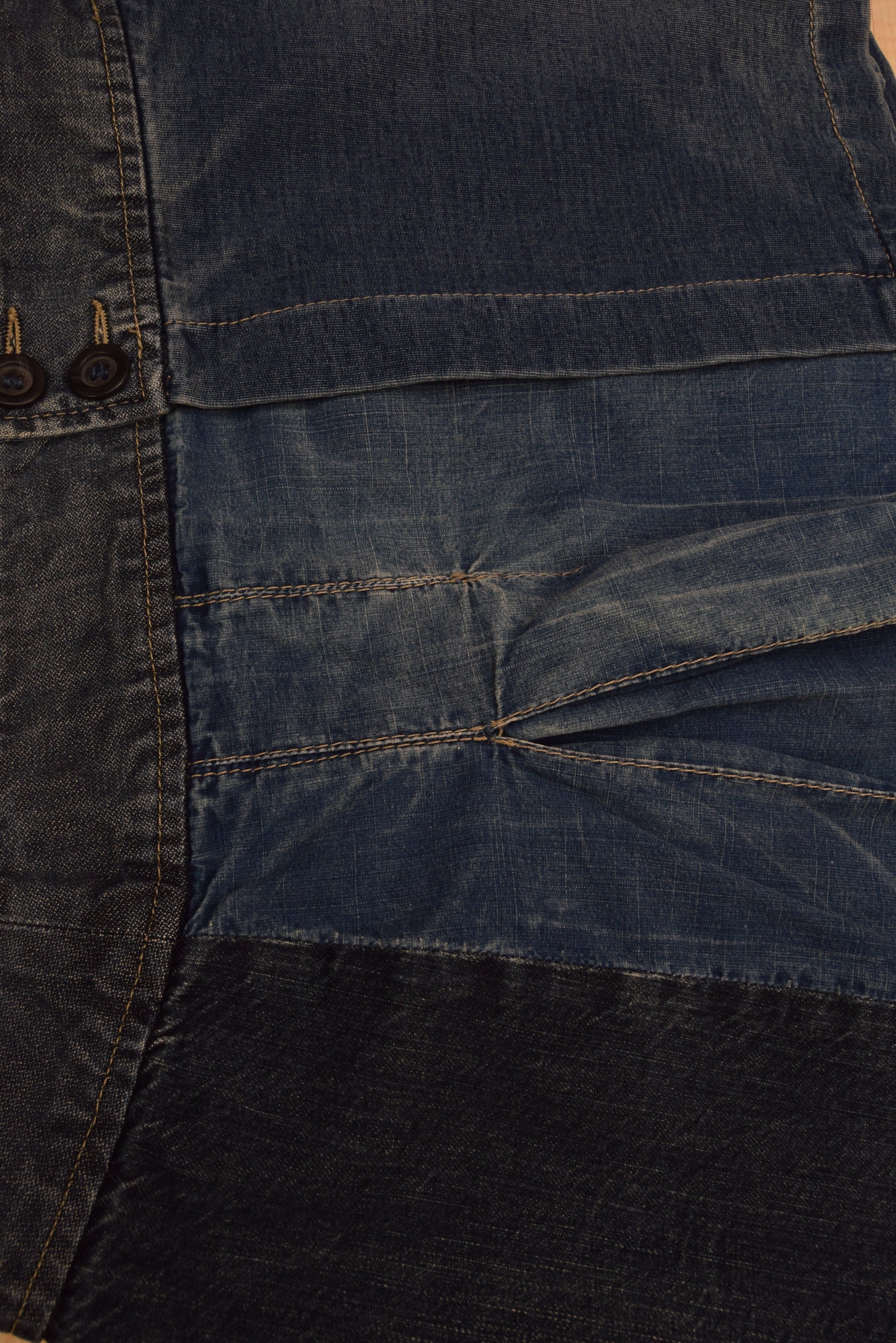 Y2K Miss Sixty Skirt '00's Denim Jeans Size S Made in Italy