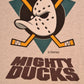Anaheim Mighty Ducks Salem Sportswear Disney 1993 Size XL Grey 100% Cotton Single Stitch NHL