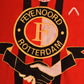 Rare 90's Feyenoord Rotterdam Adidas Sweatshirt CrewNeck Red Stad Rotterdam Verzekeringen Size XL Heavy Cotton