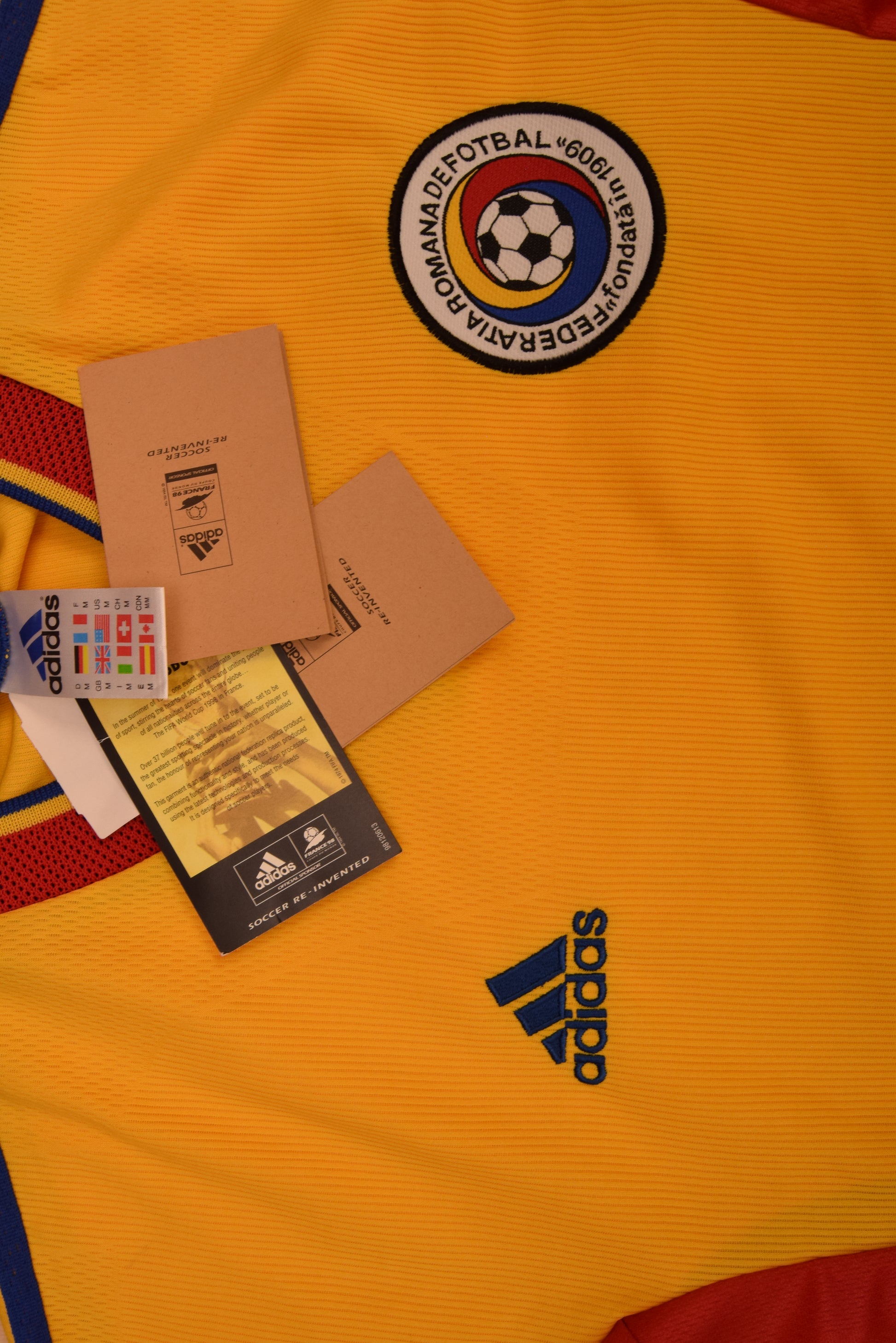 Maillot porté shirt worn match vintage 70's ROMANIA ROUMANIE Maillot porté shirt worn match vintage 70's ROMANIA ROUMANIE